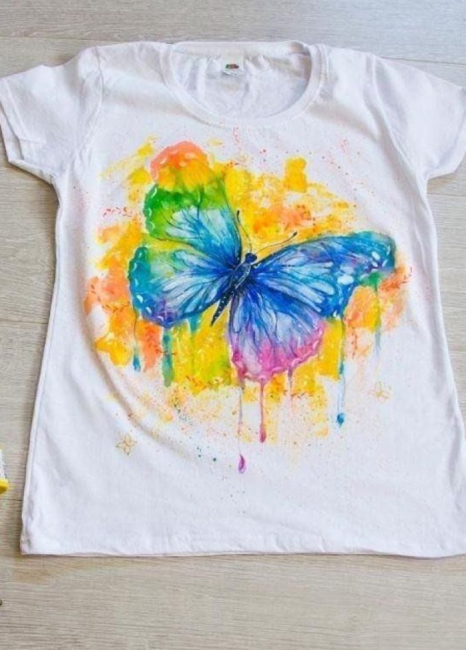 Мастер-класс по росписи ткани